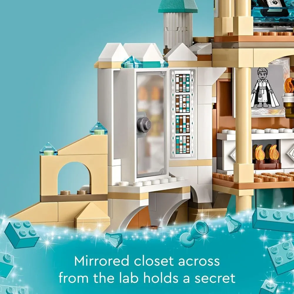 LEGO Disney Wish: King Magnifico's Castle 43224‎ Building Toy Set, Collectible